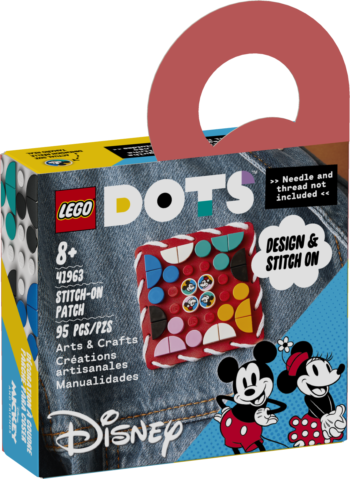 LEGO 41963 MICKEY AND MINNIE MOUSE STITCH-ON PATCH. 