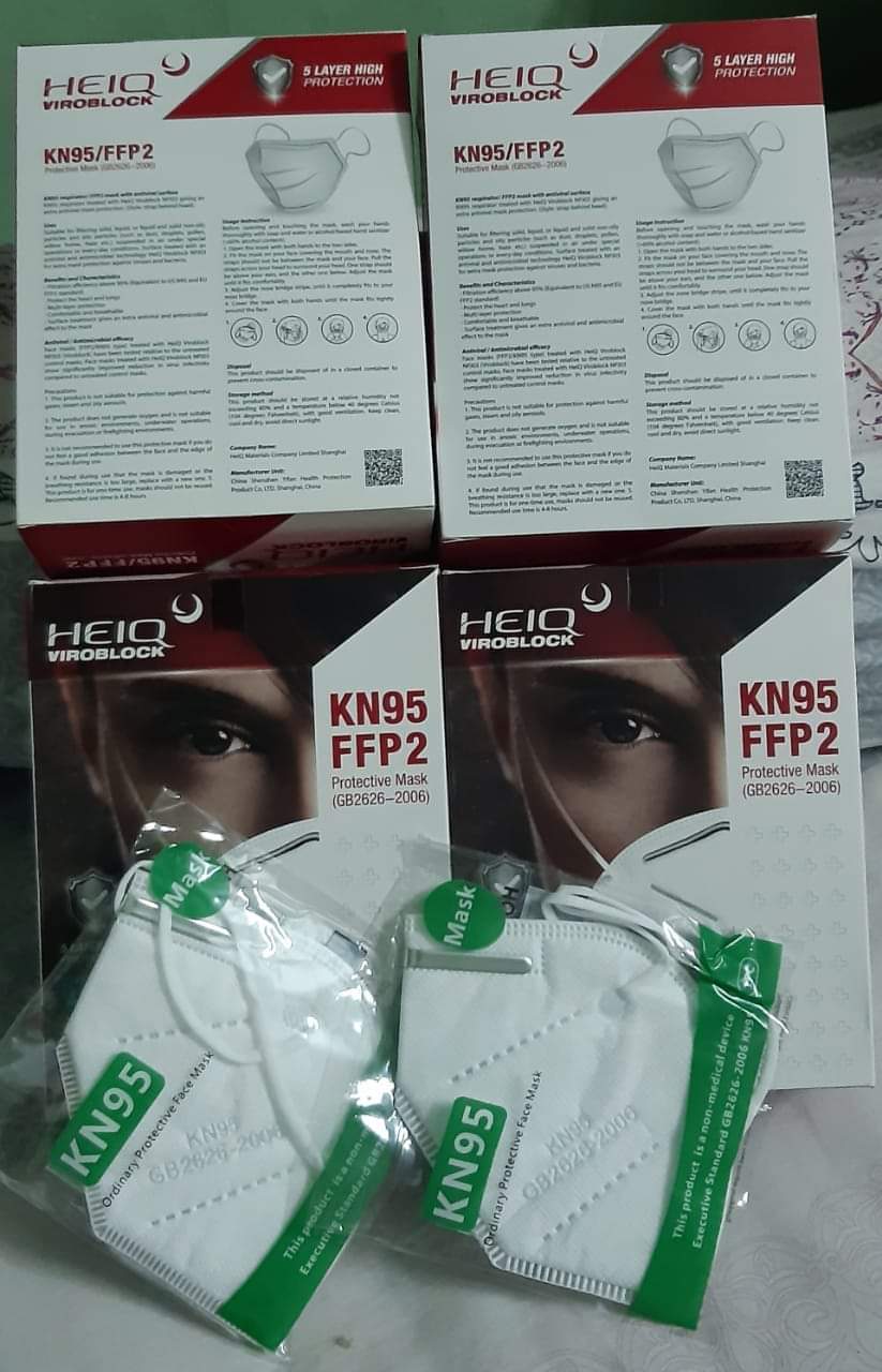 KN95 FFP2 Mask Heiq Viroblock 10 pcs. 