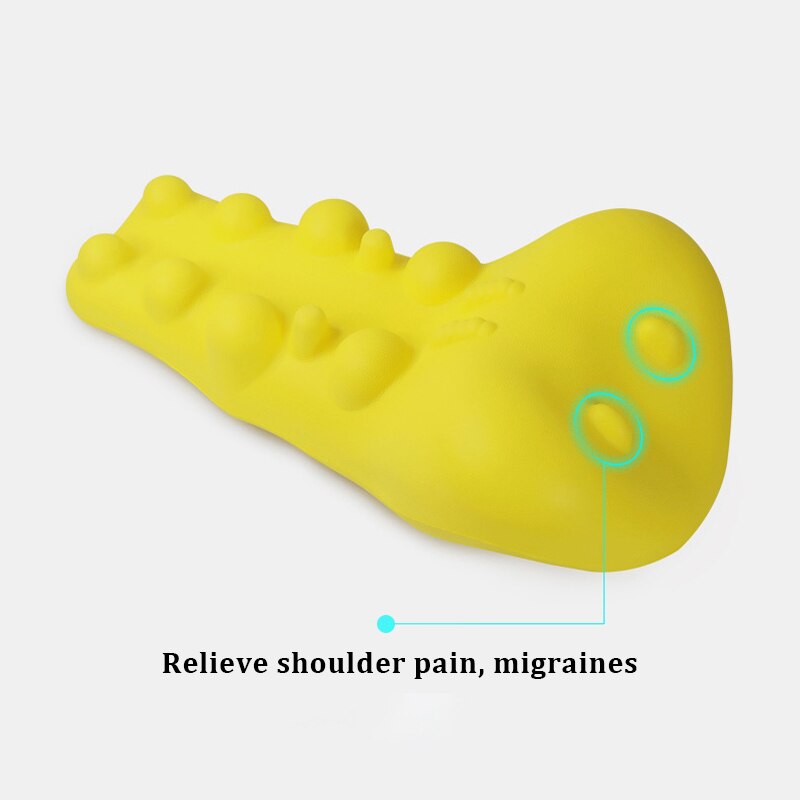 Posture Pillow Hump Back Corrector Sleep Correction Neck Back Spine Shoulder Shoulder Blade Open Back Massager Home Portable. 