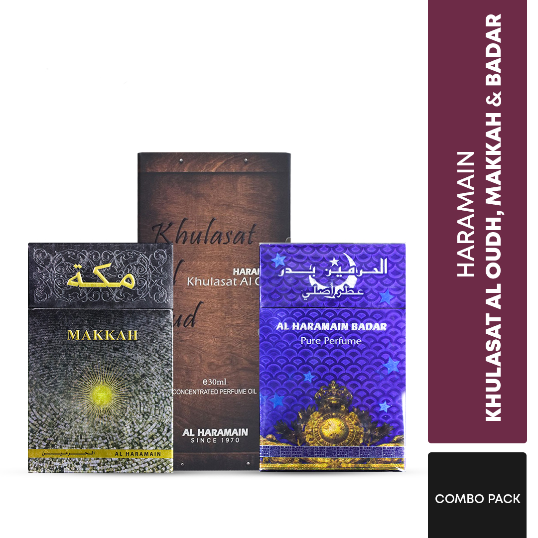 Special Deal Attar ( Khulasat Al Oudh & Makkah 15ML Badar 15ML)