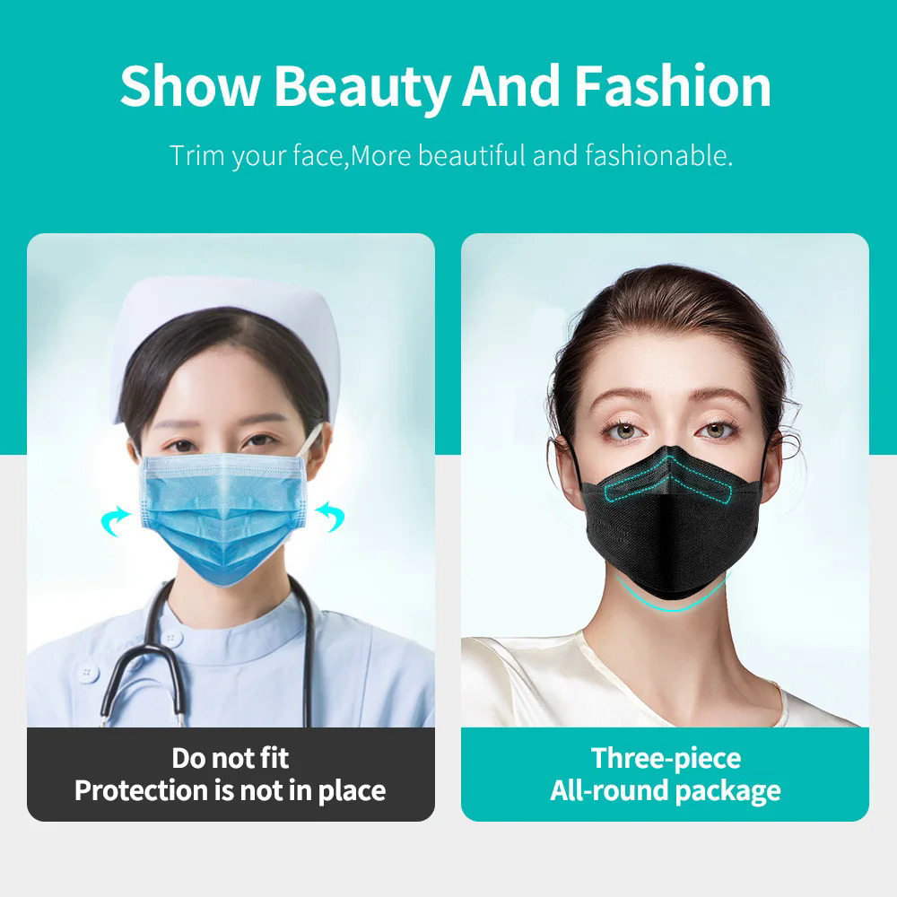 CE FFP2 mask fpp2 approved colors respiratory mask fpp2 Reusable Moth Face Mask kn95 mask FFP2mask ce ffp3. 