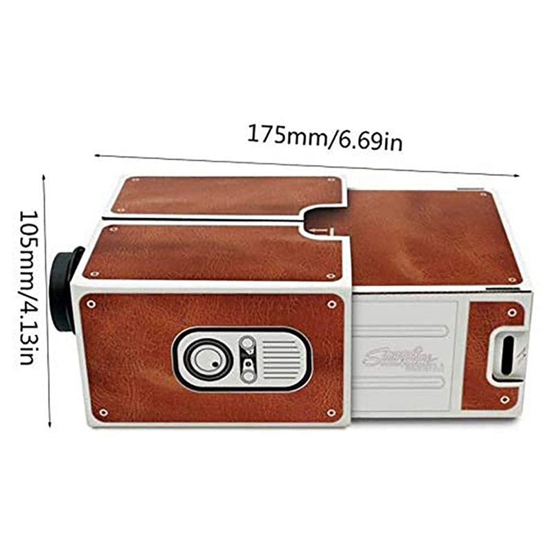 Smartphone Projector 2.0-1 * Smart Phone Projector-brown. 