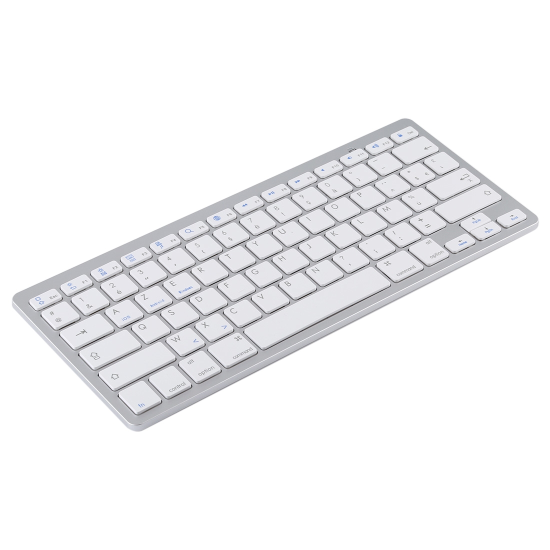 WB-8022 Ultra-thin Wireless Bluetooth Keyboard for iPad, Samsung, Huawei, Xiaomi, Tablet PCs or phones, French Keys. 