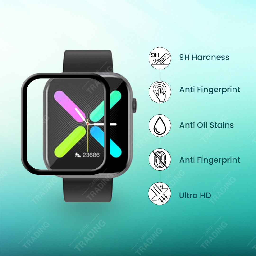 Colmi P9 Smart Watch PMMA Full Coverage Screen Protector. 
