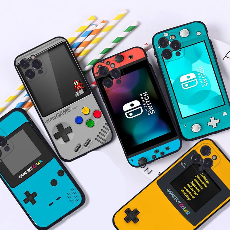 【Naughty Lui】 2023 Game Handle Console Controllers Switch Phone Case For iPhone 8 7 6 6S Plus X SE 2020 XR XS 14 11 12 13 Mini Pro Max Mobile Case. 