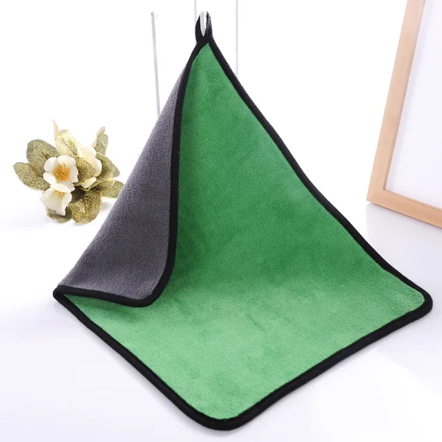 Microfiber Cloth Car Bike Cleaning Towel 30 * 30 CM