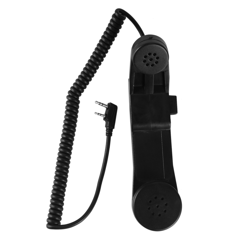 H250 Handheld Speaker Microphone PTT For Baofeng UV-5R 5X UV-GT-DM-5R Plus TYT Retevis Two-Way Radio. 