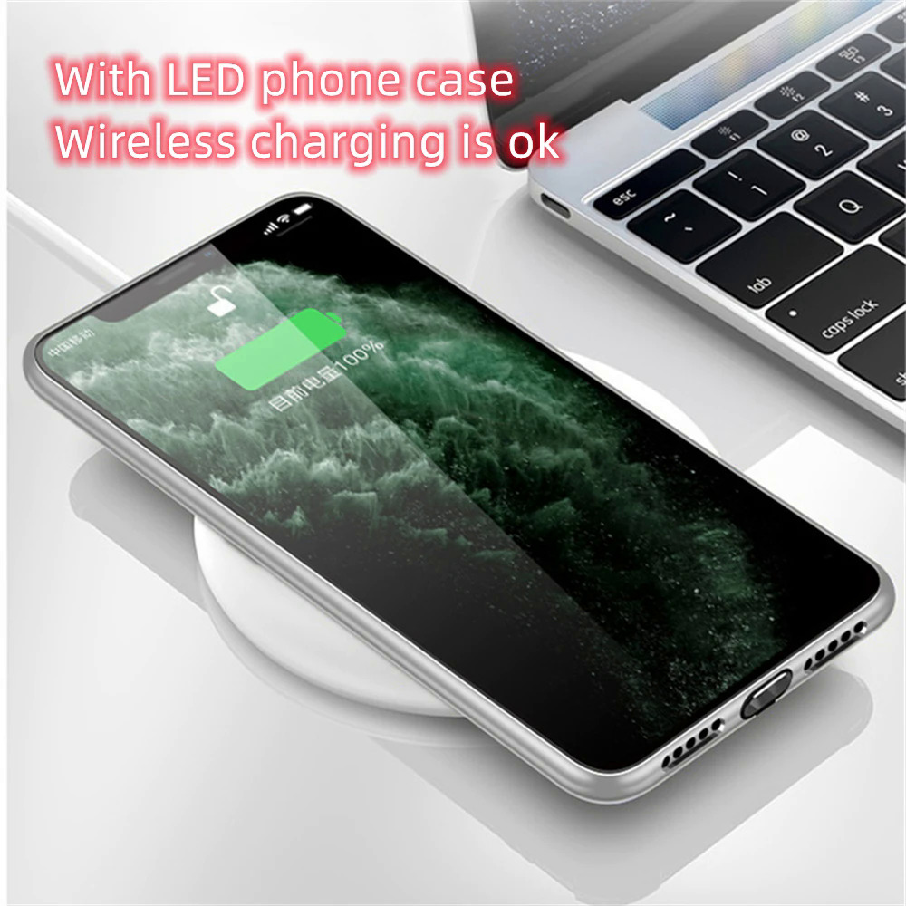 Smart LED light up phone case cover for Samsung S23 S22 S21 S20 Plus Ultra note 20 ultra 10 A53 A14 A12 A52 A32 A51 A72 A71 A54. 
