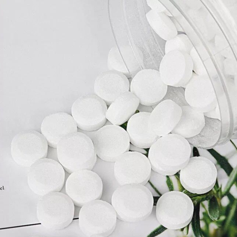 100Pcs Coffee Machines Cleaning Effervescent Tablets Universal Descaling Solution for All Types Coffee Machines. 
