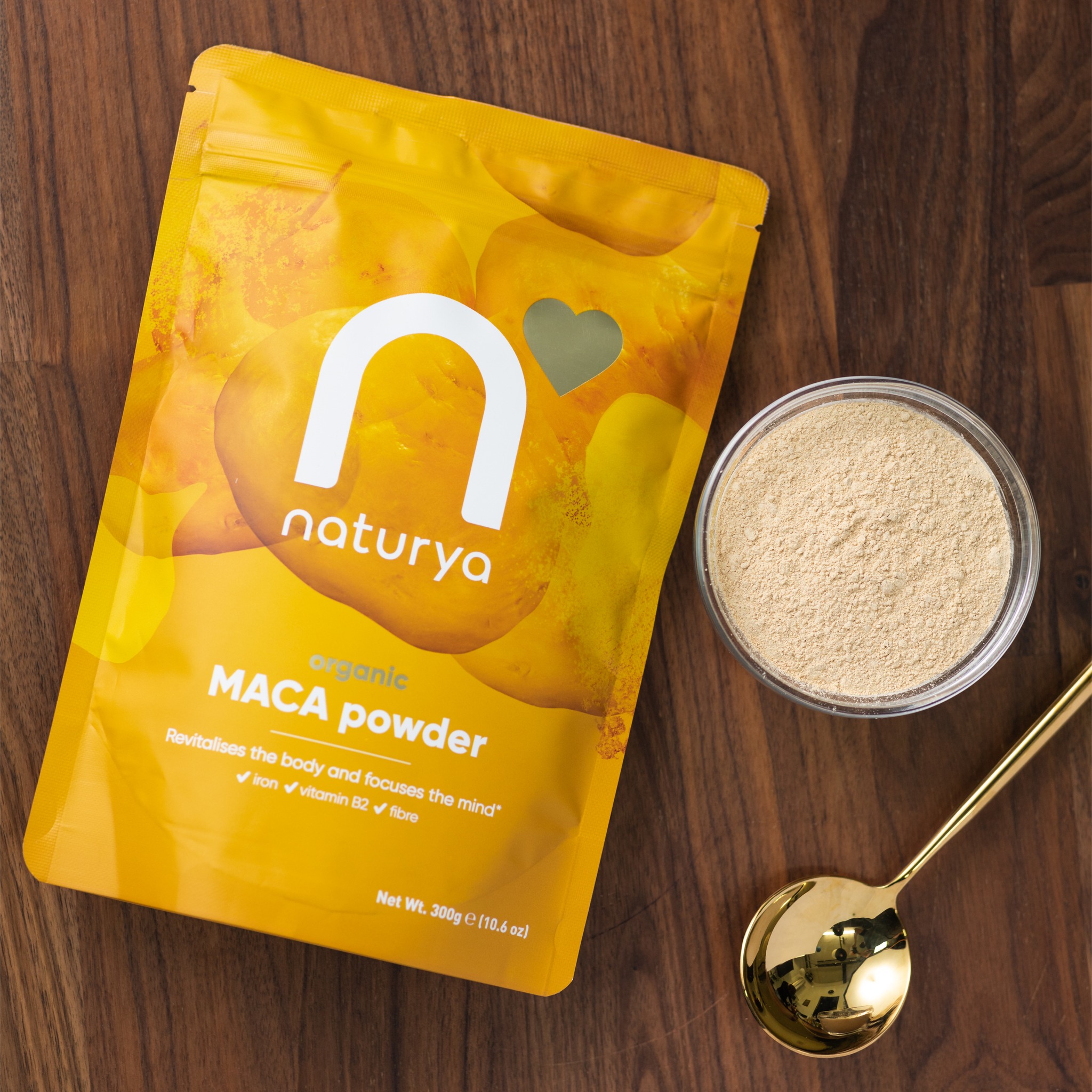 Naturya Organic Maca Powder. 