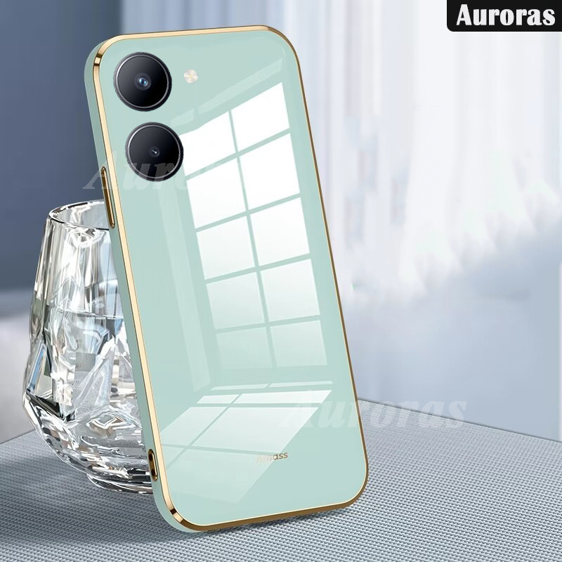 Phone cover For Vivo Y18 Y18S case shell Luxury Shockproof Straight Edge Soft TPU Double-Sided Electroplating Bumper For vivo Y18 Y18S Cases Housing