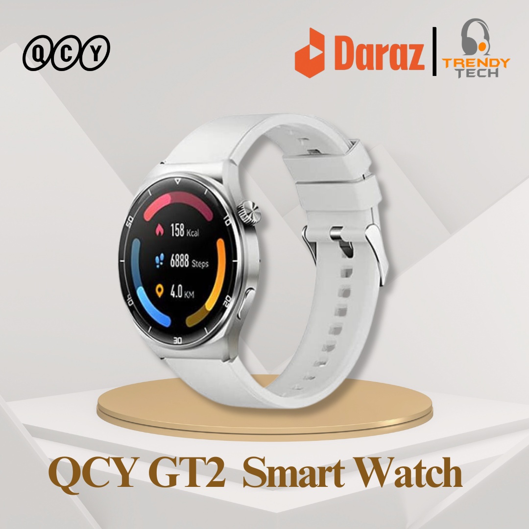 QCY GT2 Smart Watch Retina Amoled Display. 