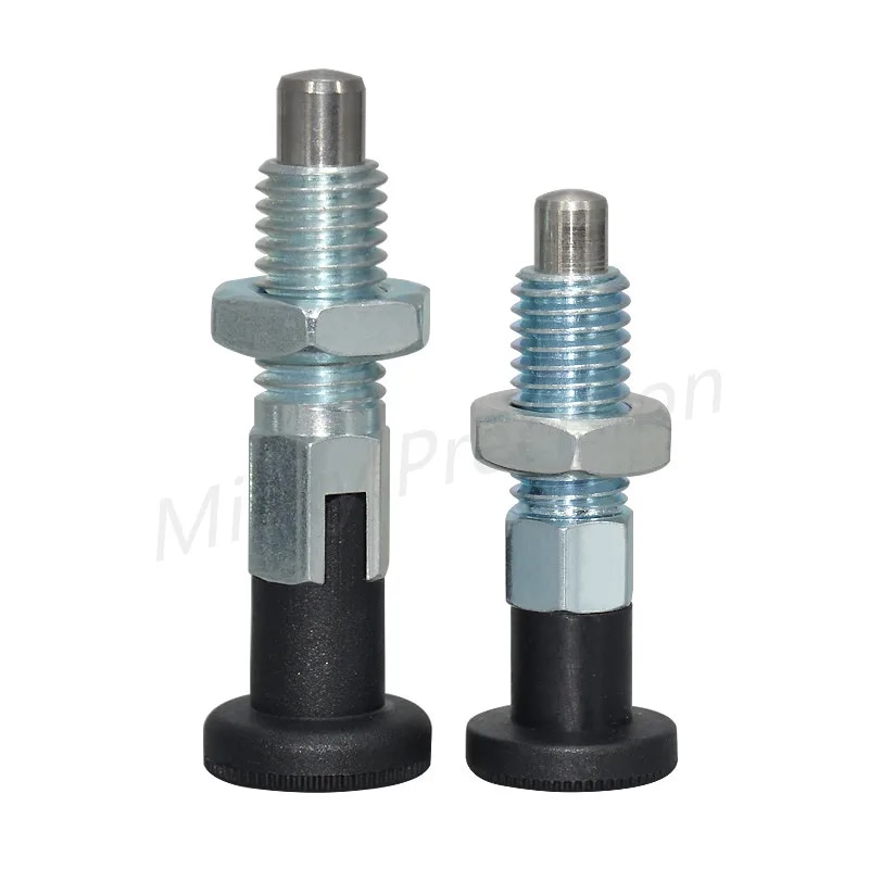 Index Plunger MT717 Stainless steel 304 Pull Ring and Lock Nut Screw Index plungers with Ring and Lock Pin M6 M8 M10 M12 M16. 