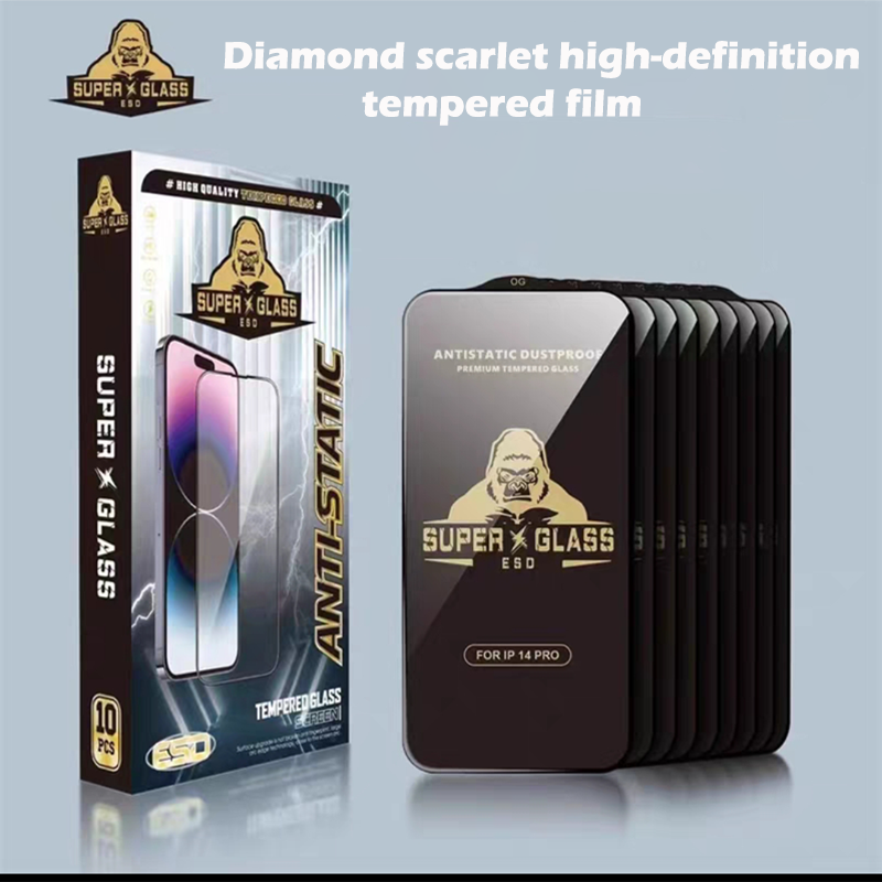 King Kong Gorilla Privacy Screen Protector For iPhone 11 12 13 14 15 Pro Max Anti-spy Tempered Glass For iPhone X XS Max 13 Pro. 