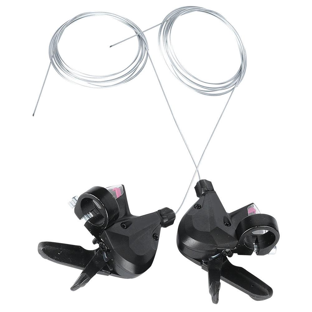 1 Pair Outdoor Mountain Bicycle TX-30 Thumb Gear Shifters 8//24 Speed Shift Lever