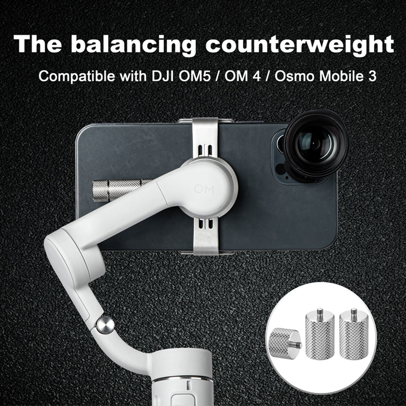 For DJI OM 5 6 Gimbal Balance Counterweight - 50g Clump Weights for OM 4 SE Osmo Mobile 3 2 Zhiyun Smooth 4 Vimble 2 Accessories. 