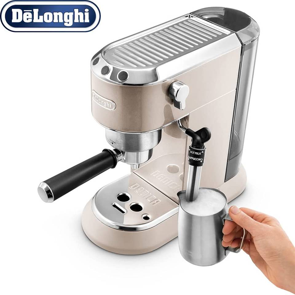 DeLonghi EC785.BG Dedica Metallics Manual Espresso Coffee Maker. 
