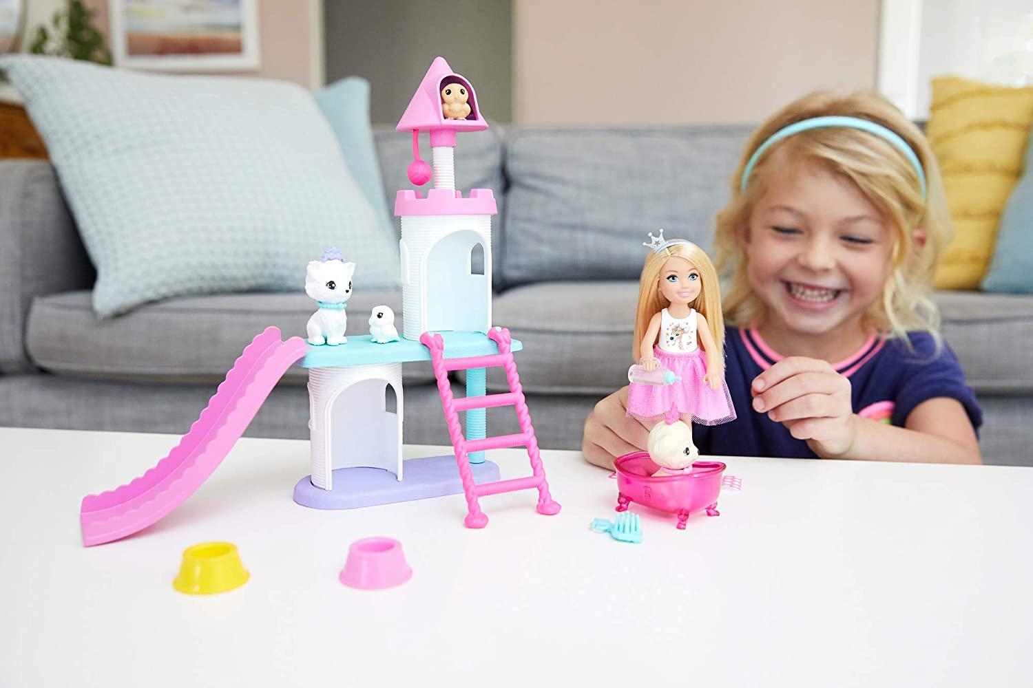 barbie chelsea pet castle