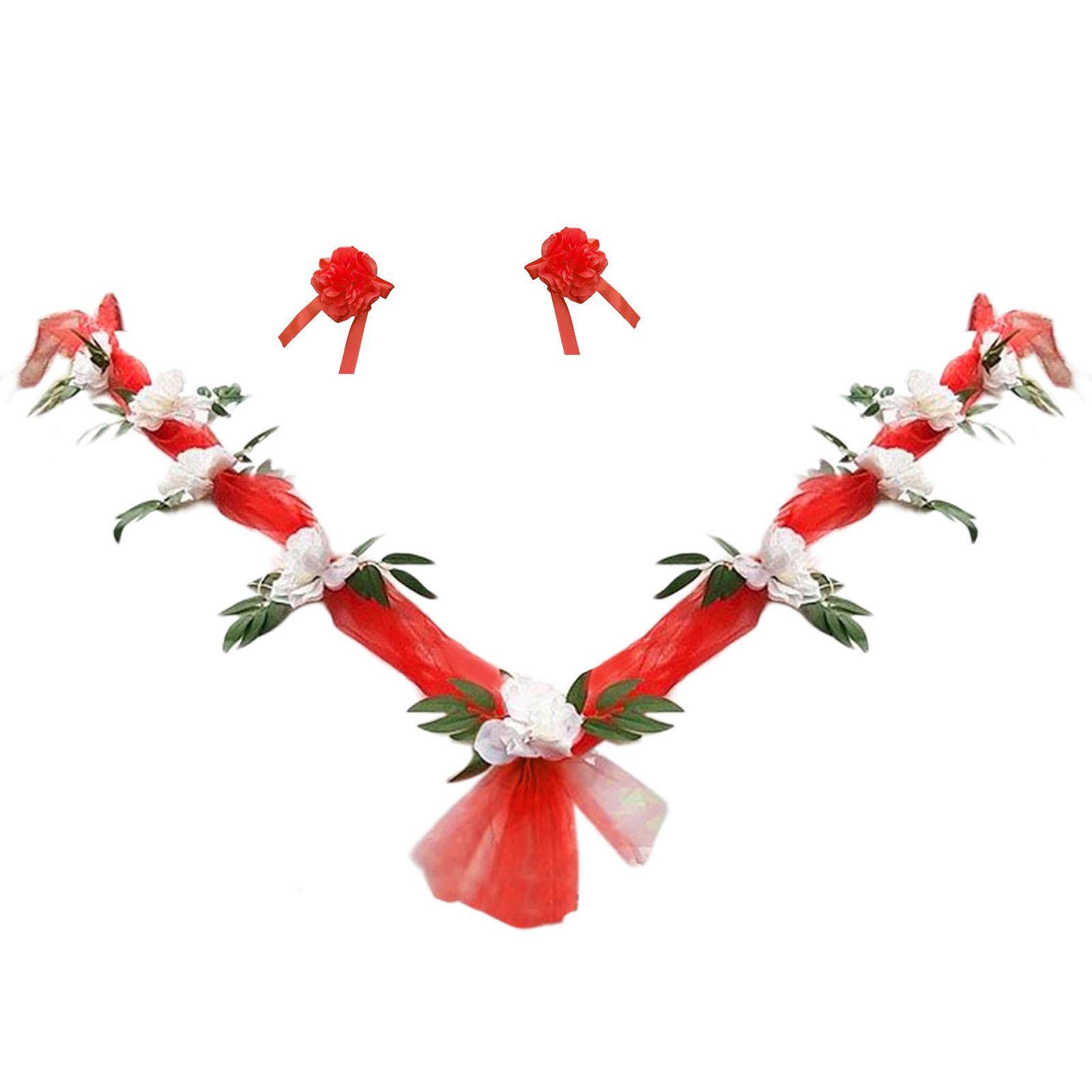 Wedding Car Flower Decoration Artificial Flowers Ornament for Ceremony Accessories. 