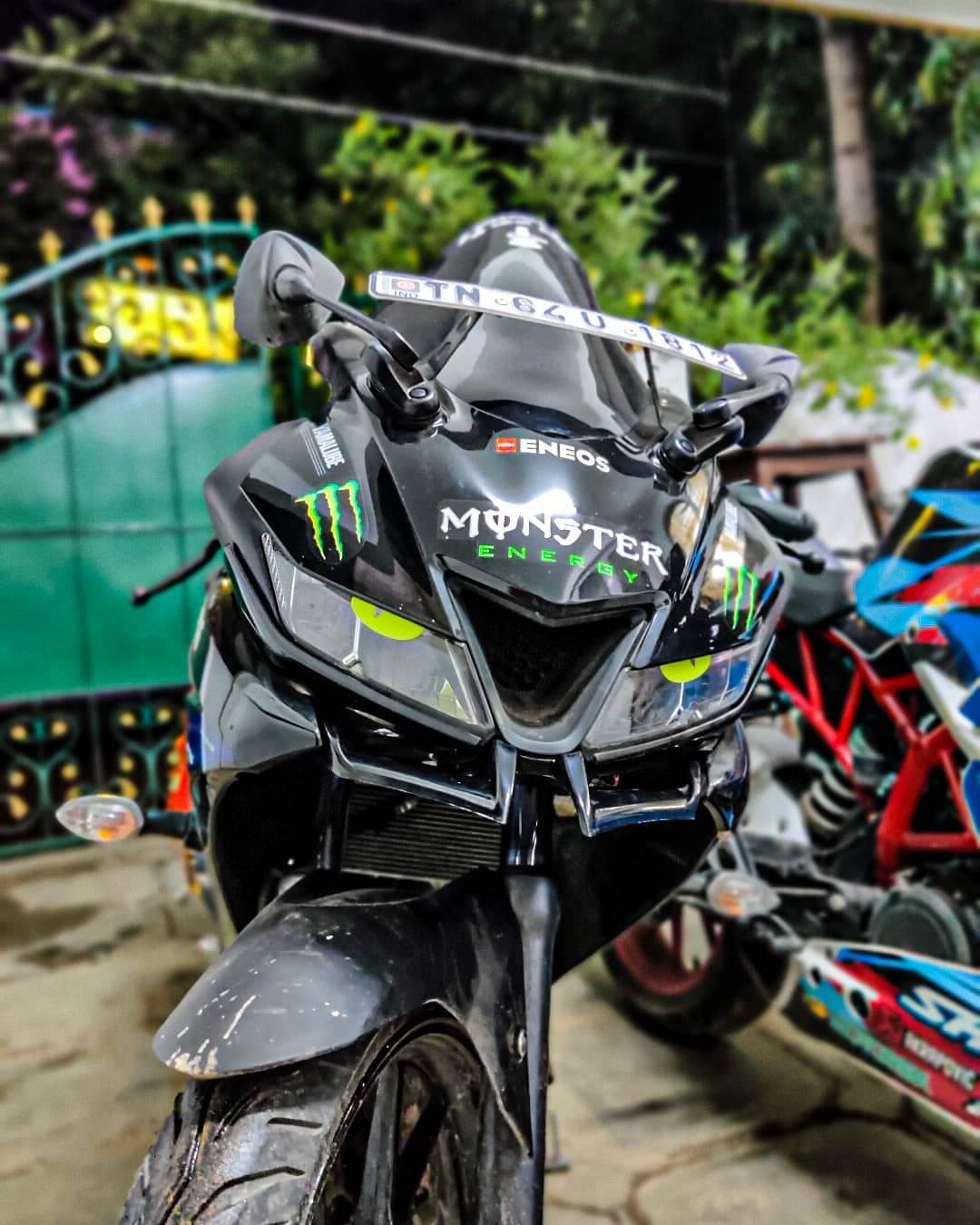 Motorcycle Front Winglet For YAMAHA R15 V3 Mini Winglet. 