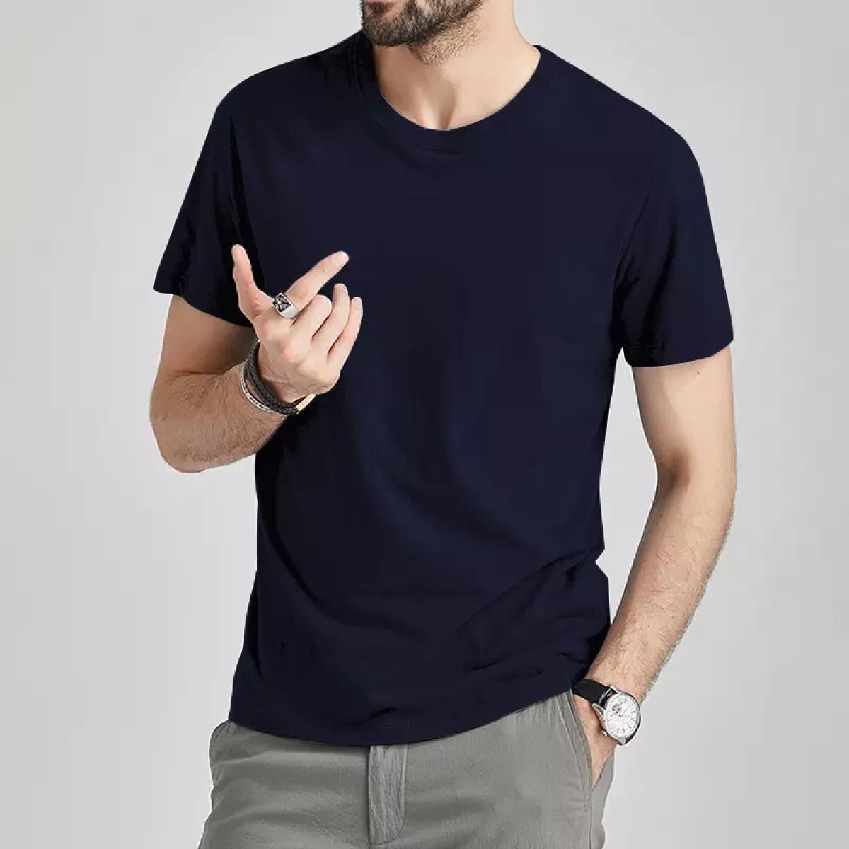 Mens solid 2024 color t shirts