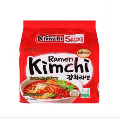 samyang hot chicken ramen kimchi noodles 5 Pack
