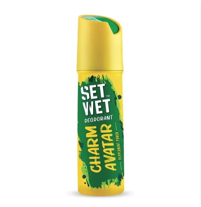 Indian product Set Wet CHARM AVATAR body spray used for male/female - 150 ml