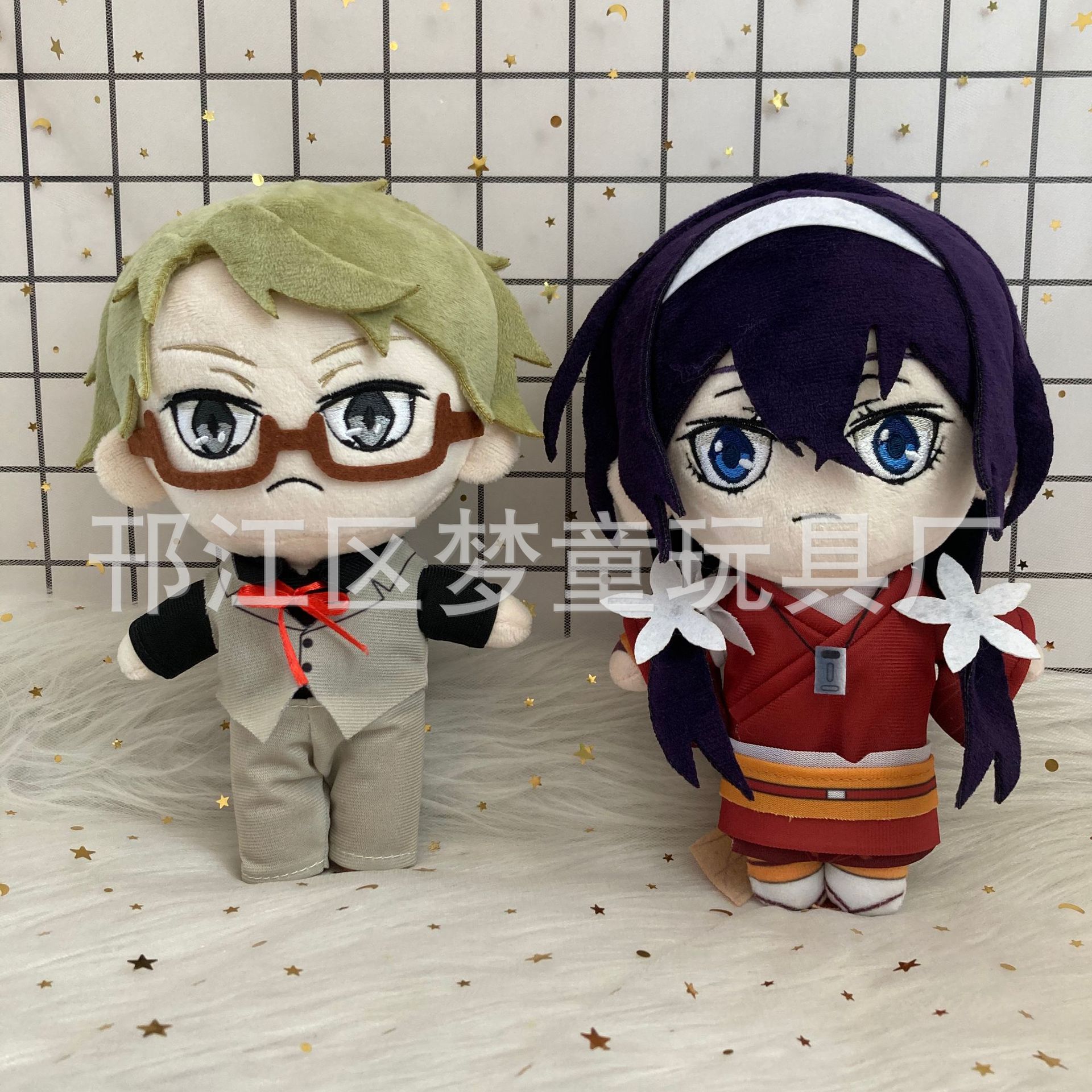 Anime peripheral Q version Bunho Wild Inu Ryunosuke Dazai Osamu plush doll Nakahara Nakahara Nakaya two-dimensional cos doll. 