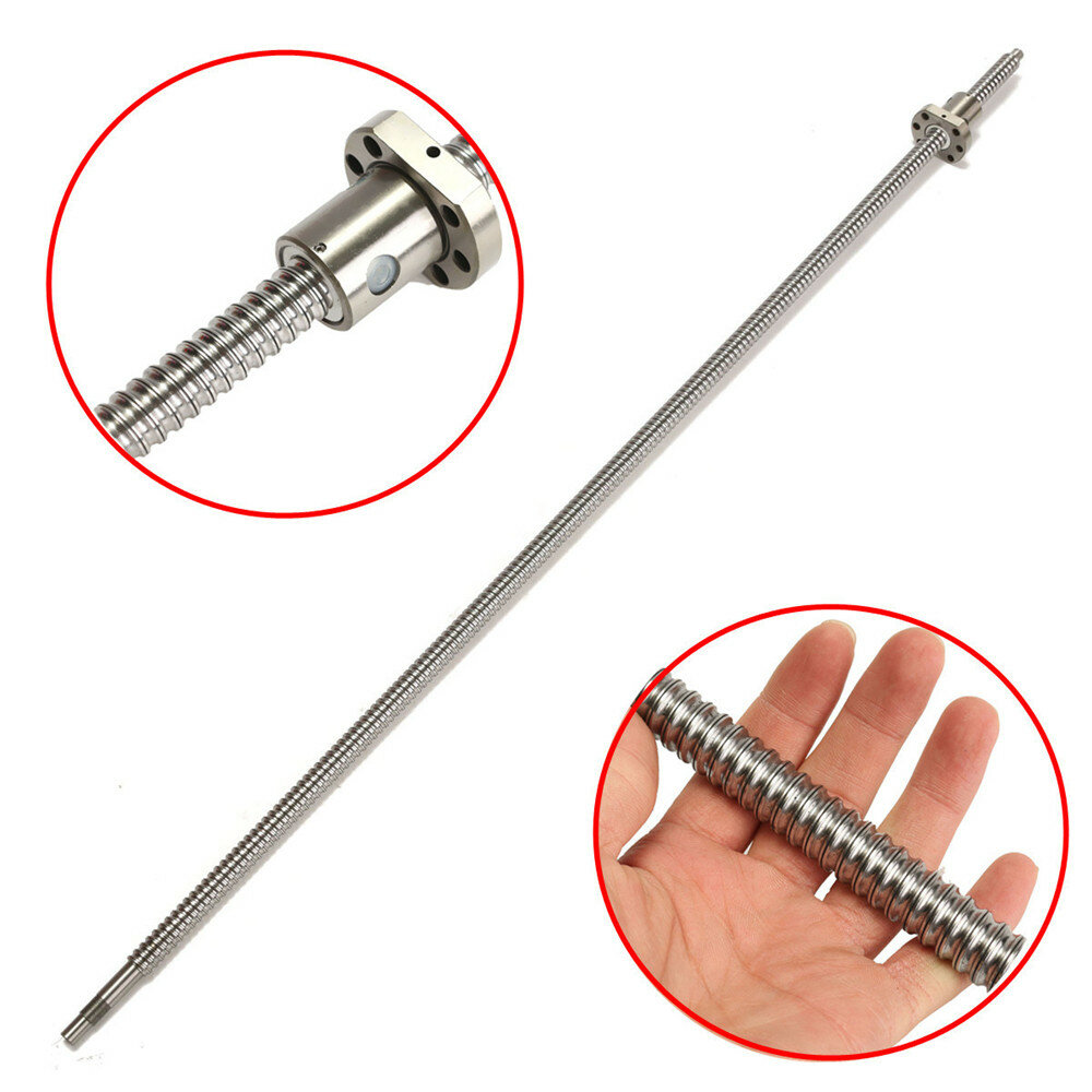 SFU15 ball screw machining with single ball nut CNC