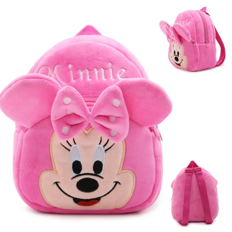 Mini Cartoon Plush Toddler Schoolbag For Children