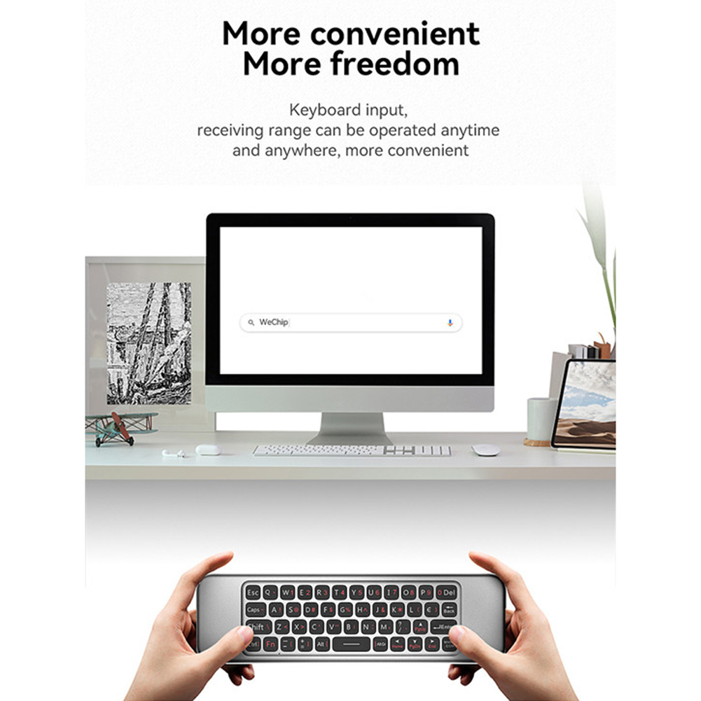【Xiaofeng】2.4g Wireless Air Mouse W3 Voice Remote Control Infrared Learning Controller Replacement. 