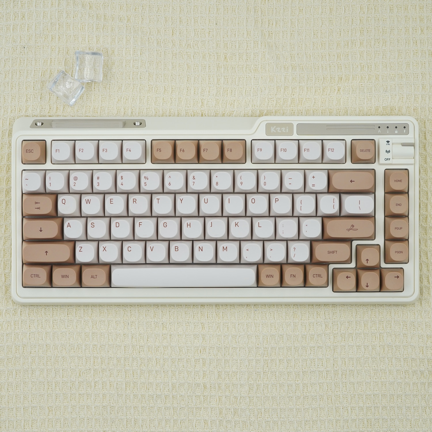 JCM MA Profile PBT Tiramisu Keycaps Alice Layout Dye-Sub Key Caps For Mechanical Gaming Keyboard ABM066 MX Switches Wooting. 