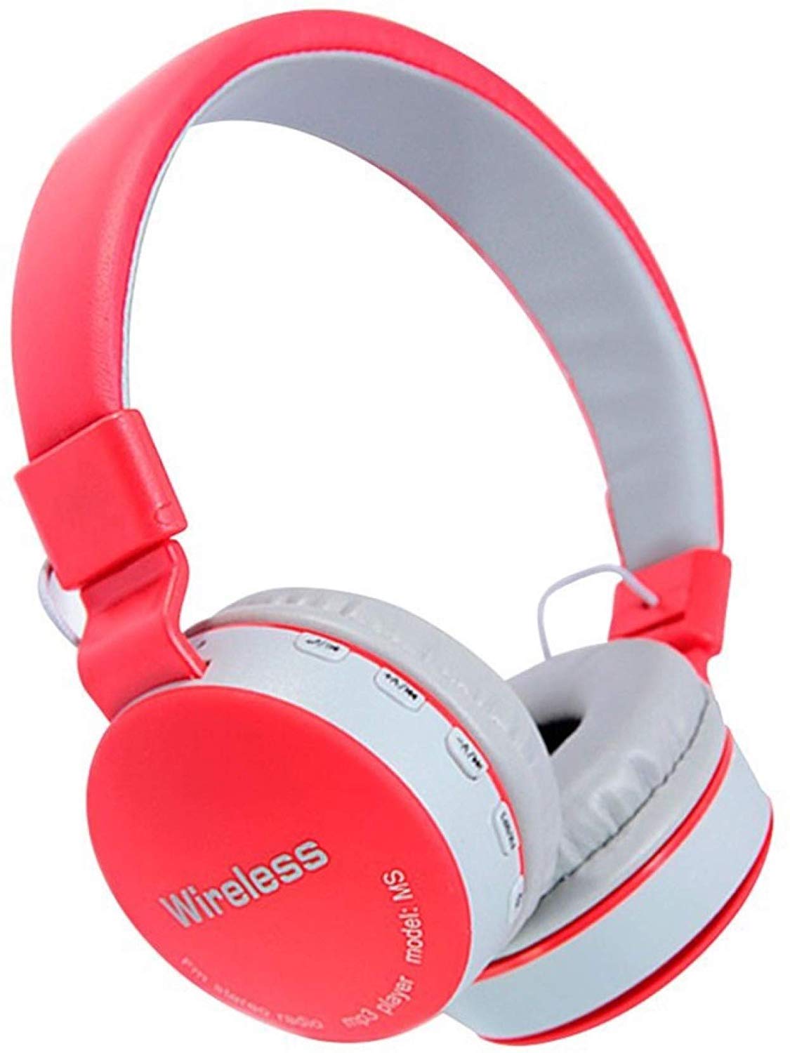 881 A Wireless Bluetooth Headphone with Fm and Sd Card Slot (Blue). 
