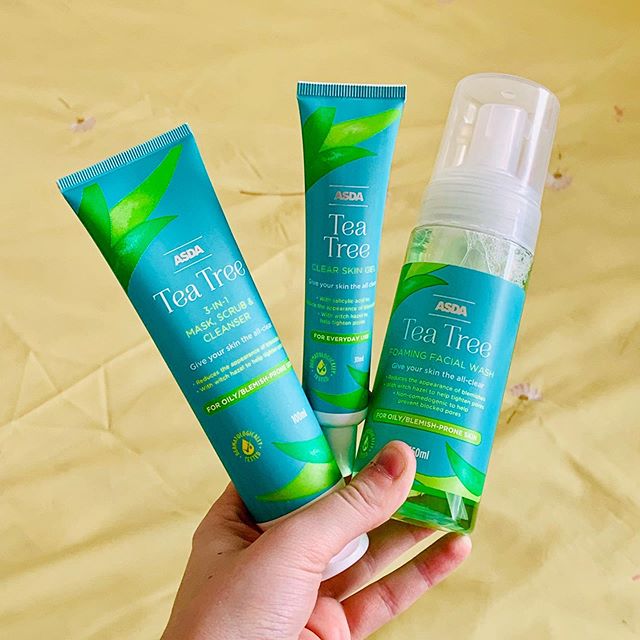 tea tree face wash asda