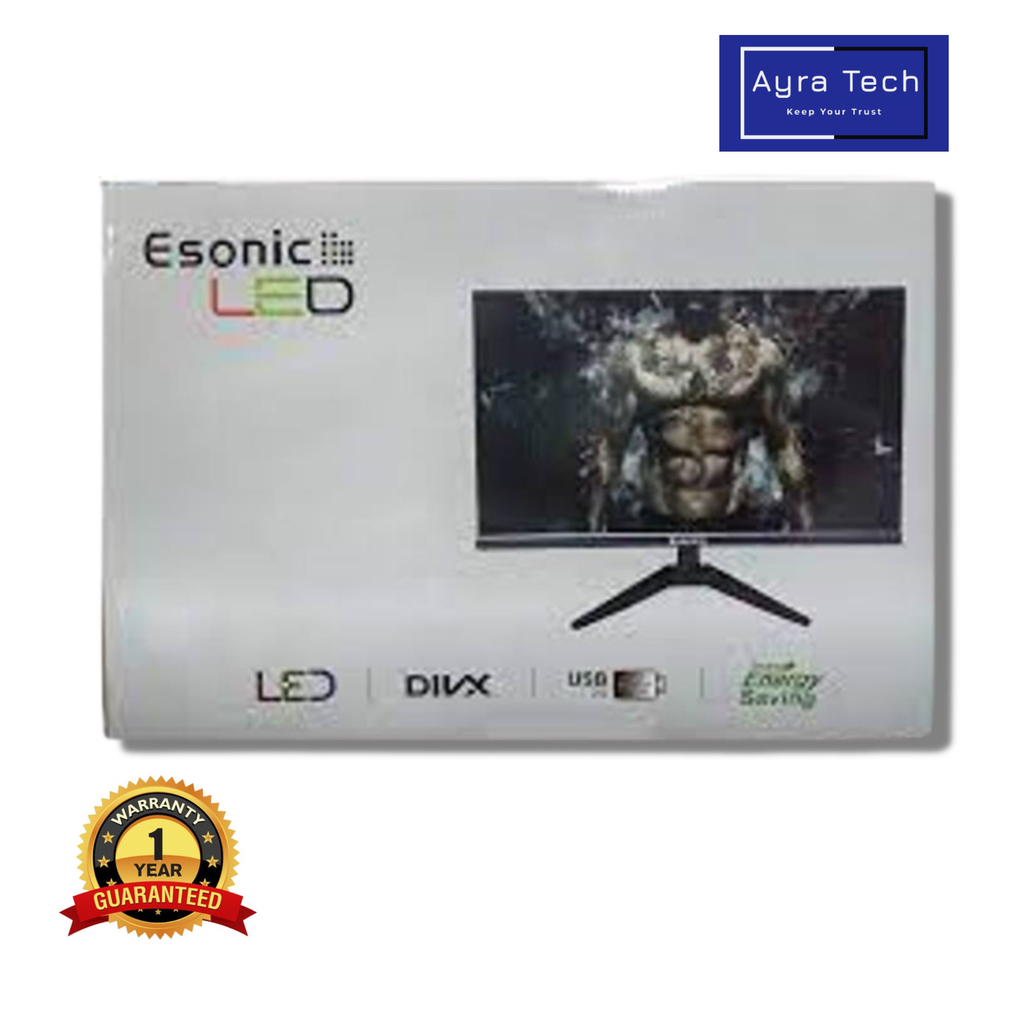 Esonic 19 Inch LED Monitor With HDMI Port. 19ELMW Wide Screen Monitor For Desktop Computer CCTV Monitors. 