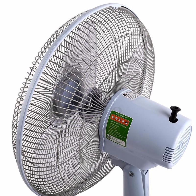 KDK A40A 16 inch Desk Table Fan with Transparent lade | Silver Blue. 