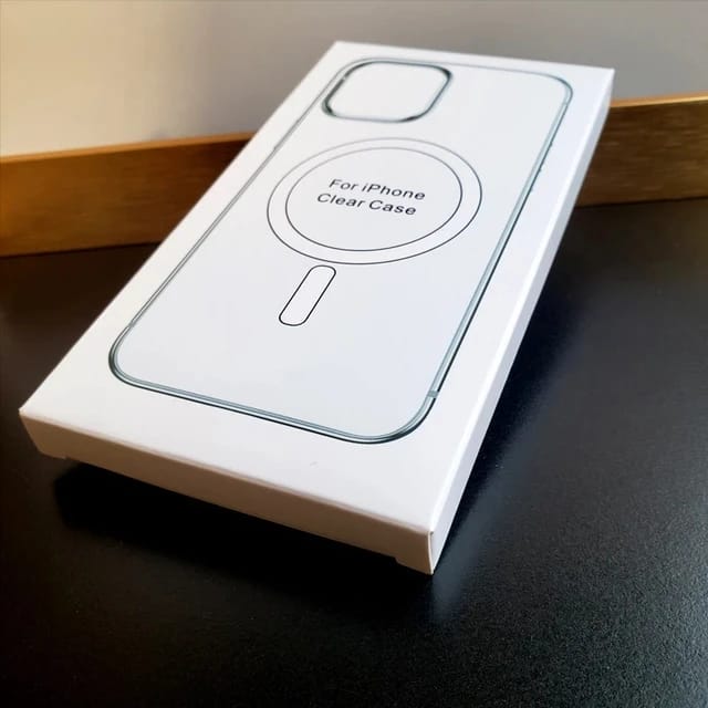 MagSafe Frame Case for iPhone 11 to 15 Pro Max -Clear. 