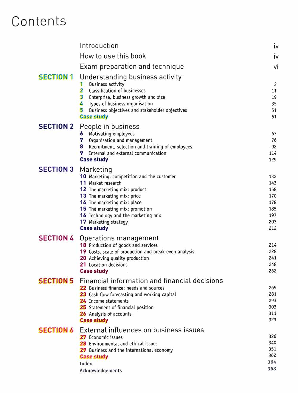 Cambridge IGCSE and O Level Business Studies (5th Edition). 