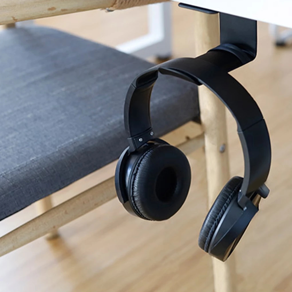 【Lejia】DAMILE 2PCS Headphone Bracket Headset Internet Cafe Game Display Stand Anchor Headset Shelf Sturdy Holder Computer Office Home. 