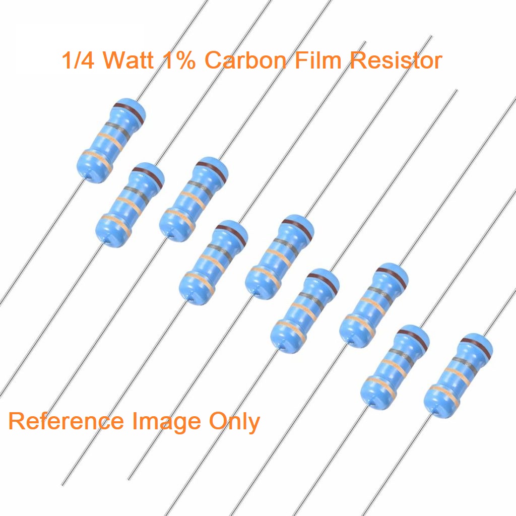 50Pcs- Tolerance 1% 390 Ohm Resistor 390 Ohm Carbon Film Resistor 390 Ohm 1/4W Resistance 0.25 Watt Fixed Resistors 2 Pin Leads. 