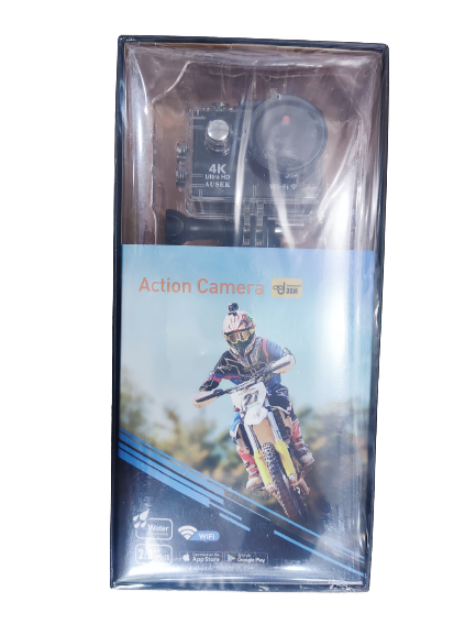 NEW 2025 AUSEK AT-S9R ACTION CAMERA GO PRO MOTOVLOG 4K/60FPS EIS Remote Control Wifi Waterproof. 