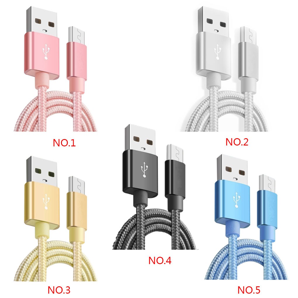 HXBG 3 Meters Universal Data Cable Replacement for Android Smartphones Phone Charge Wire Cord Line. 