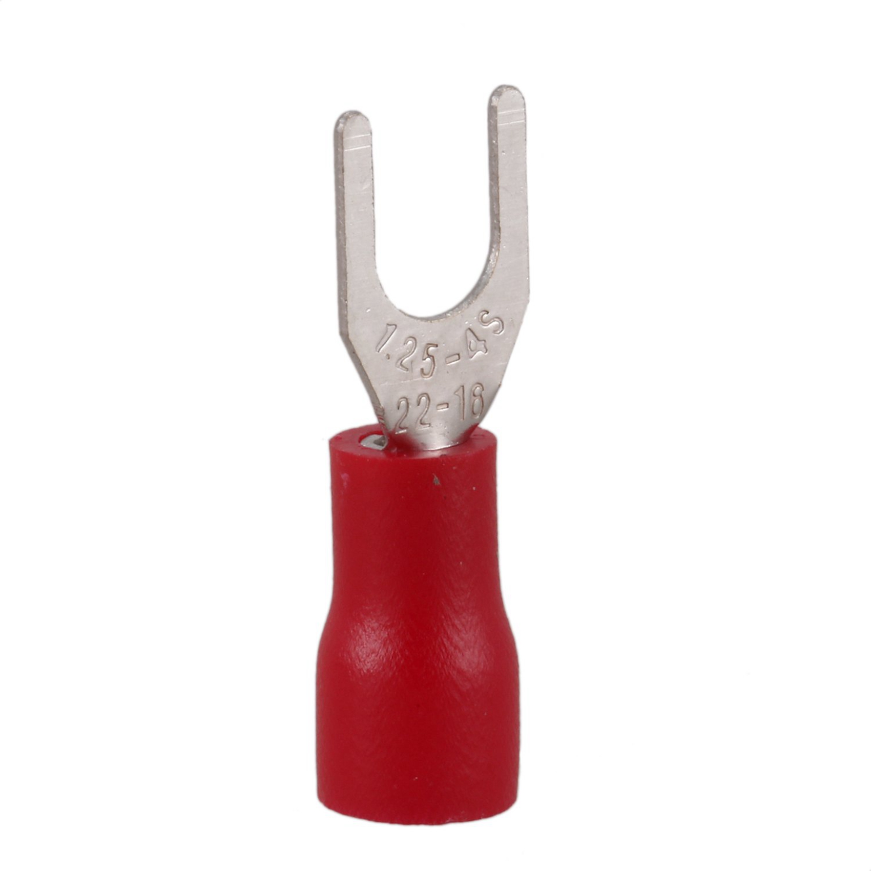 200 Pcs 4mm Fork AWG 22-16 Pre Insulated Terminal Cable Lug. 