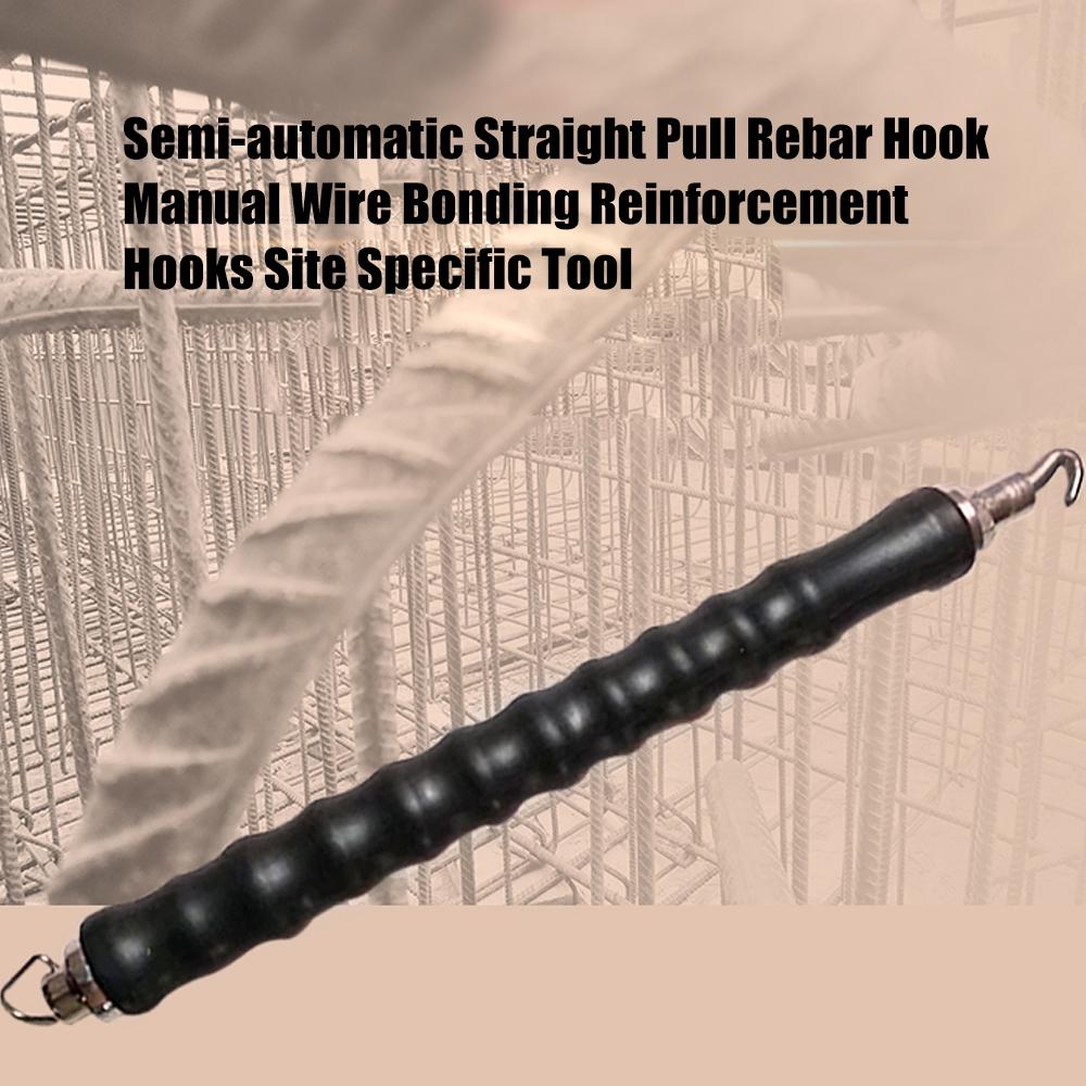 KOGEEK Semi-automatic Straight Pull Rebar Hook Manual Wire Bonding Reinforcement Hooks Site Specific Tool. 