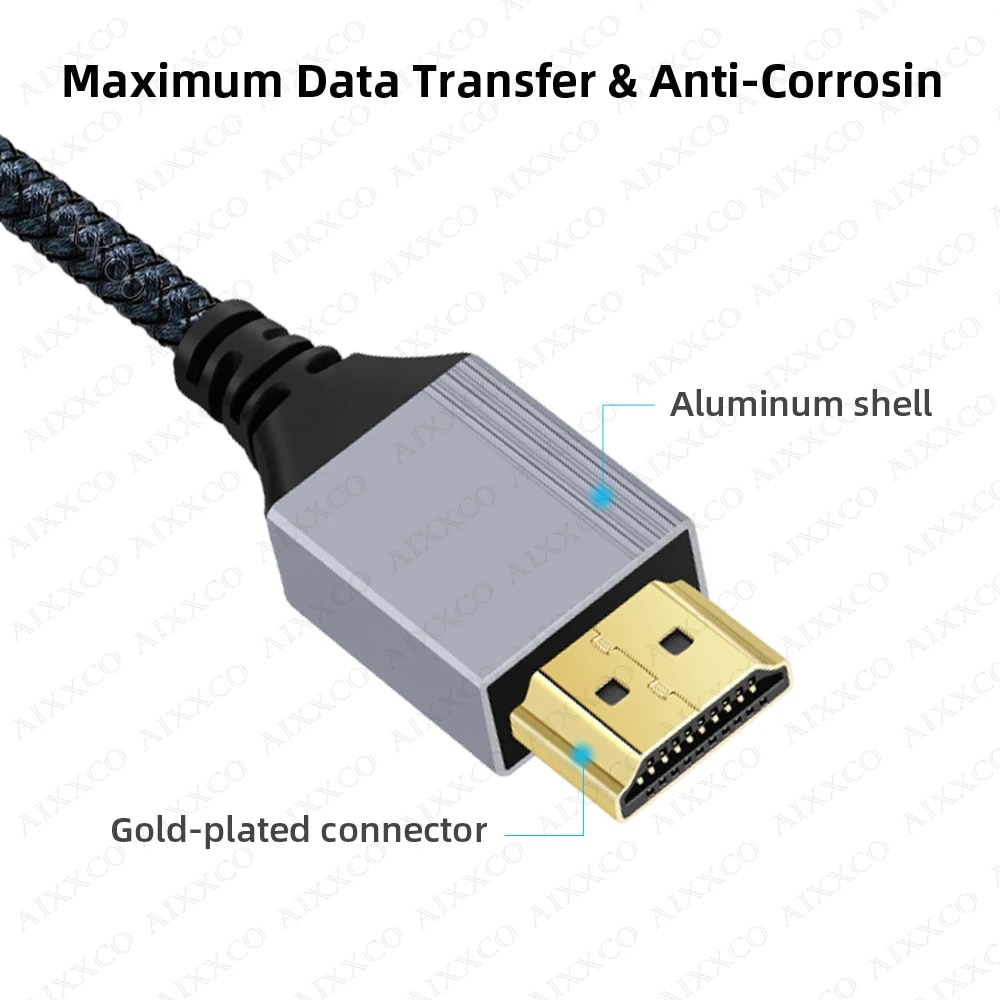 HDMI-Compatible Cable 2.0 Wire 4K 60Hz for Xiaomi Xbox PS5 PS4 Laptops HDMI-Compatible Splitter Digital Cable Cord 2m 3m 5m 10m. 