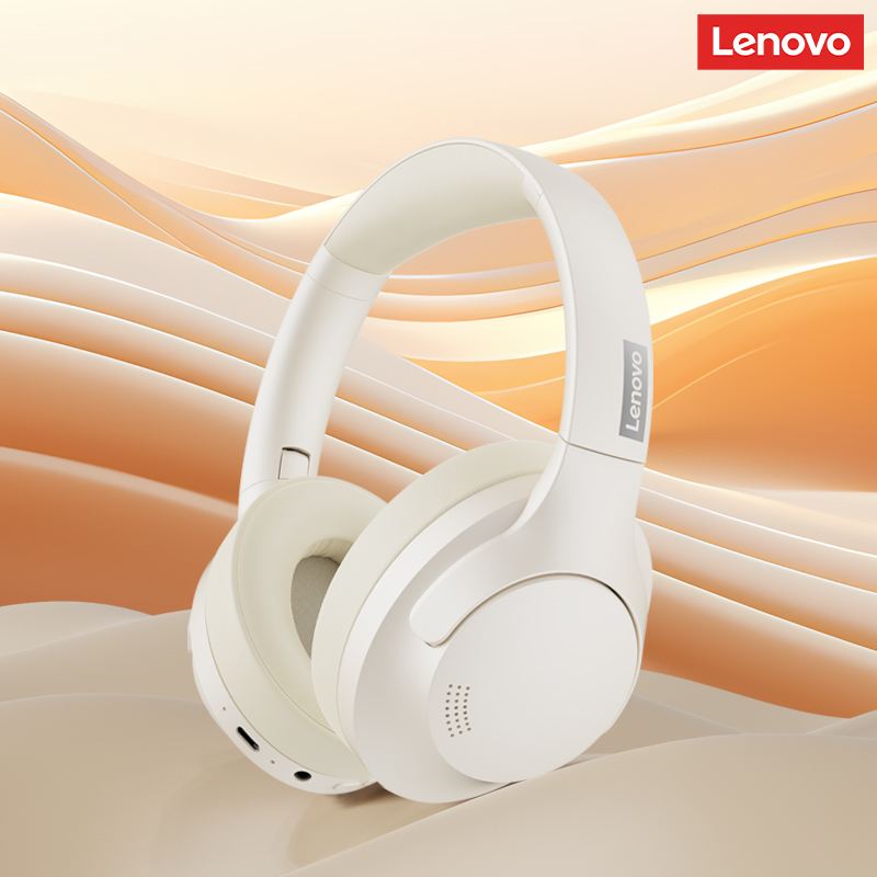 Lenovo Th46 Wireless Bluetooth 5.4 Headphones Scalable Super Battery Life Headset Hd Calling Active Noise Reduction Earbuds. 