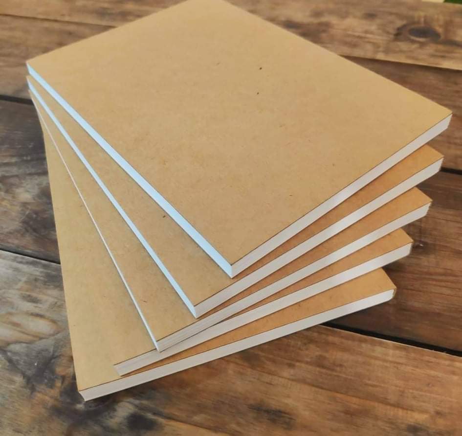 Papertree Doted Note Book & Grid Note Book A5 size Brown cover. 