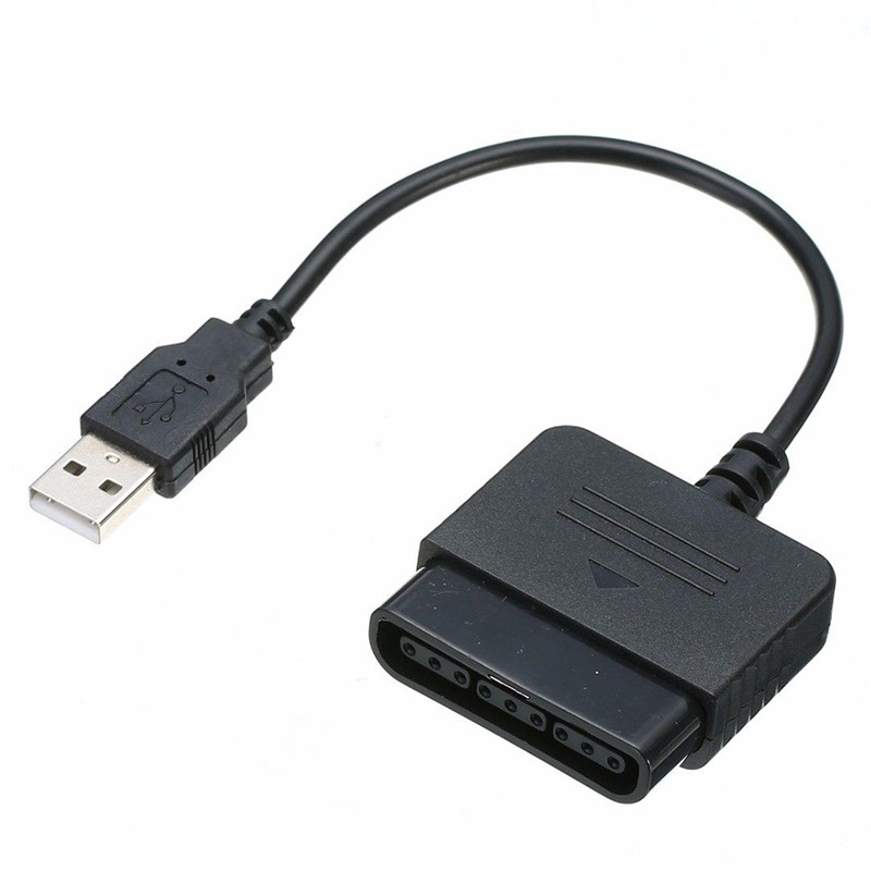 Dla Sony PS1 PS2 Dualshock PlayStation 2 Joypad GamePad do 3 PS3 USB do komputera kontroler gier Adapter na kabel do konwertera bez kierowcy