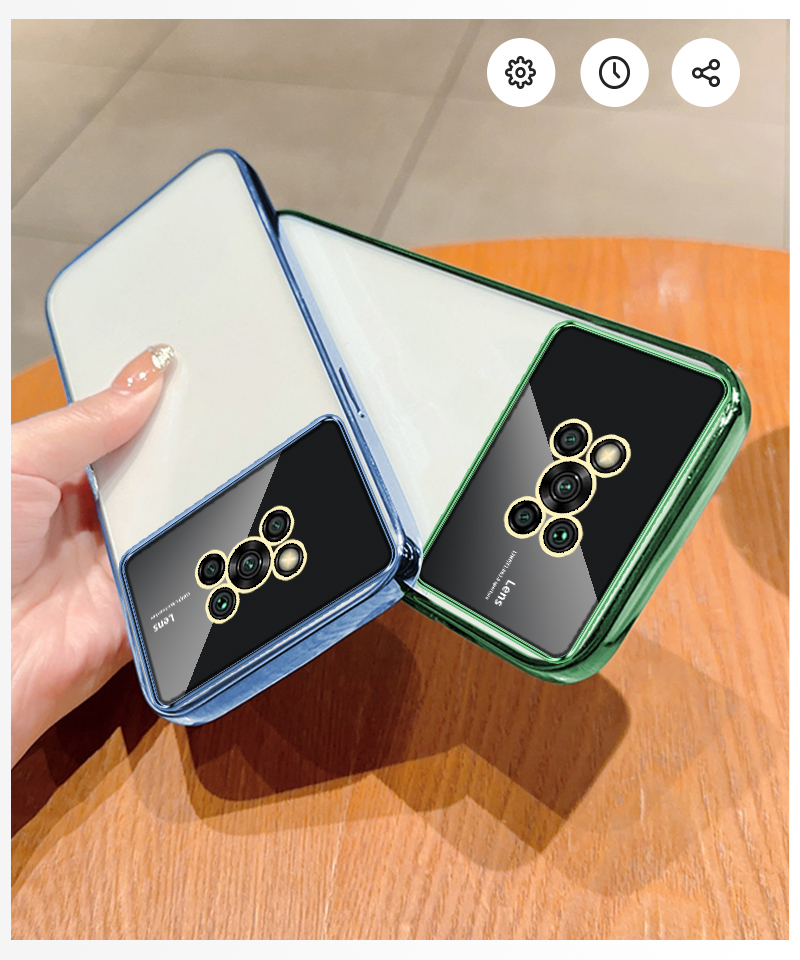 Lenuo New Design Accessories Mobile Phone Case for Xiaomi Poco X3 / X3 Pro / X3 NFC Luxury Big Camera Window Shockproof Back Cover. 