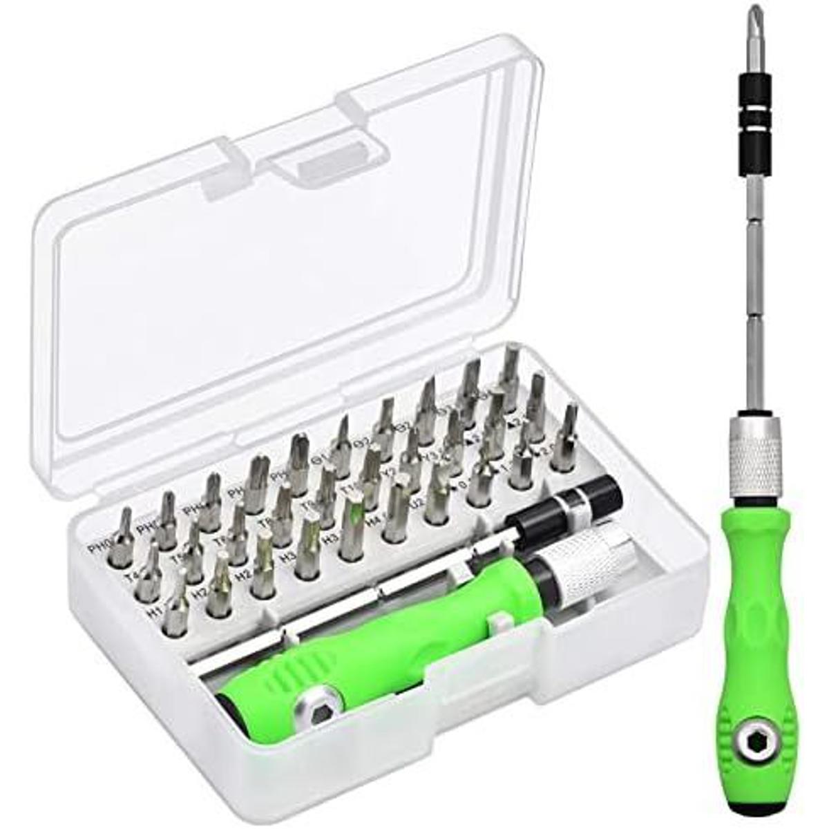 Unique Selections - 32 in 1 Screwdriver Tool Sets, Precision Screwdriver Set, Repair Tool Kit, Multi-function Magnetic Repair Tools,
